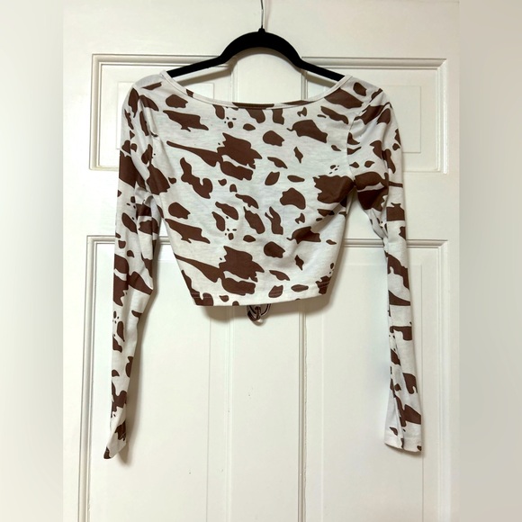 Cow print top - Picture 3 of 3
